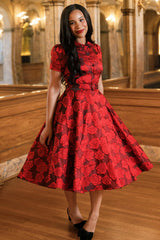Remi Dress in Vibrant Rose
