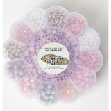 Blush Pink Metallic Block Letter and Polymer Heishi Bead Kit Box