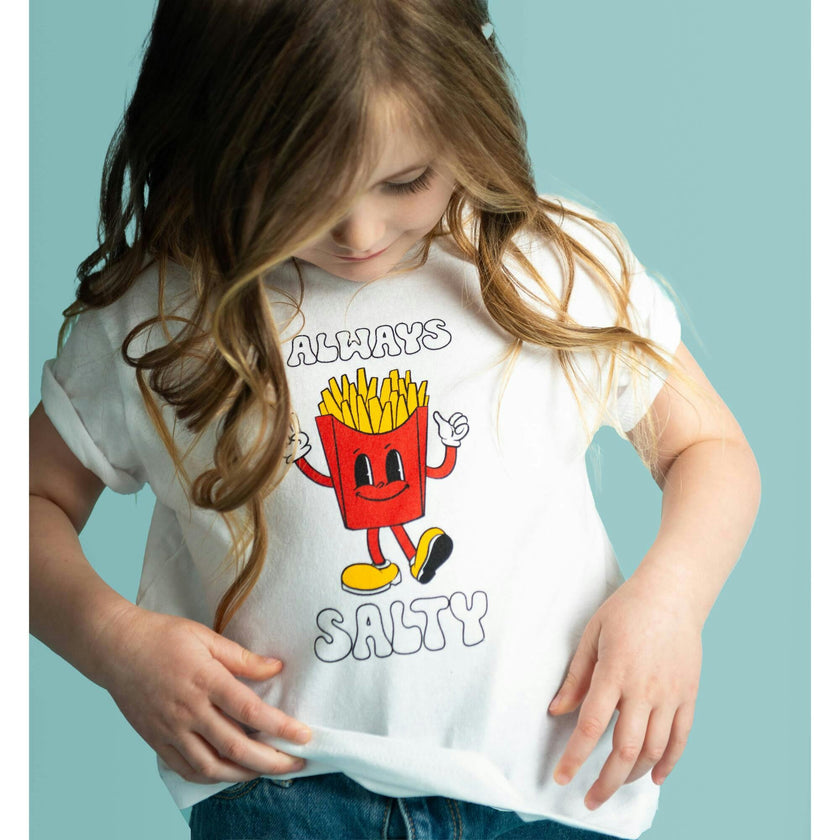 Always Salty Crew Neck Tee, Prints