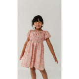 Peasant Bubble Sleeve Dress