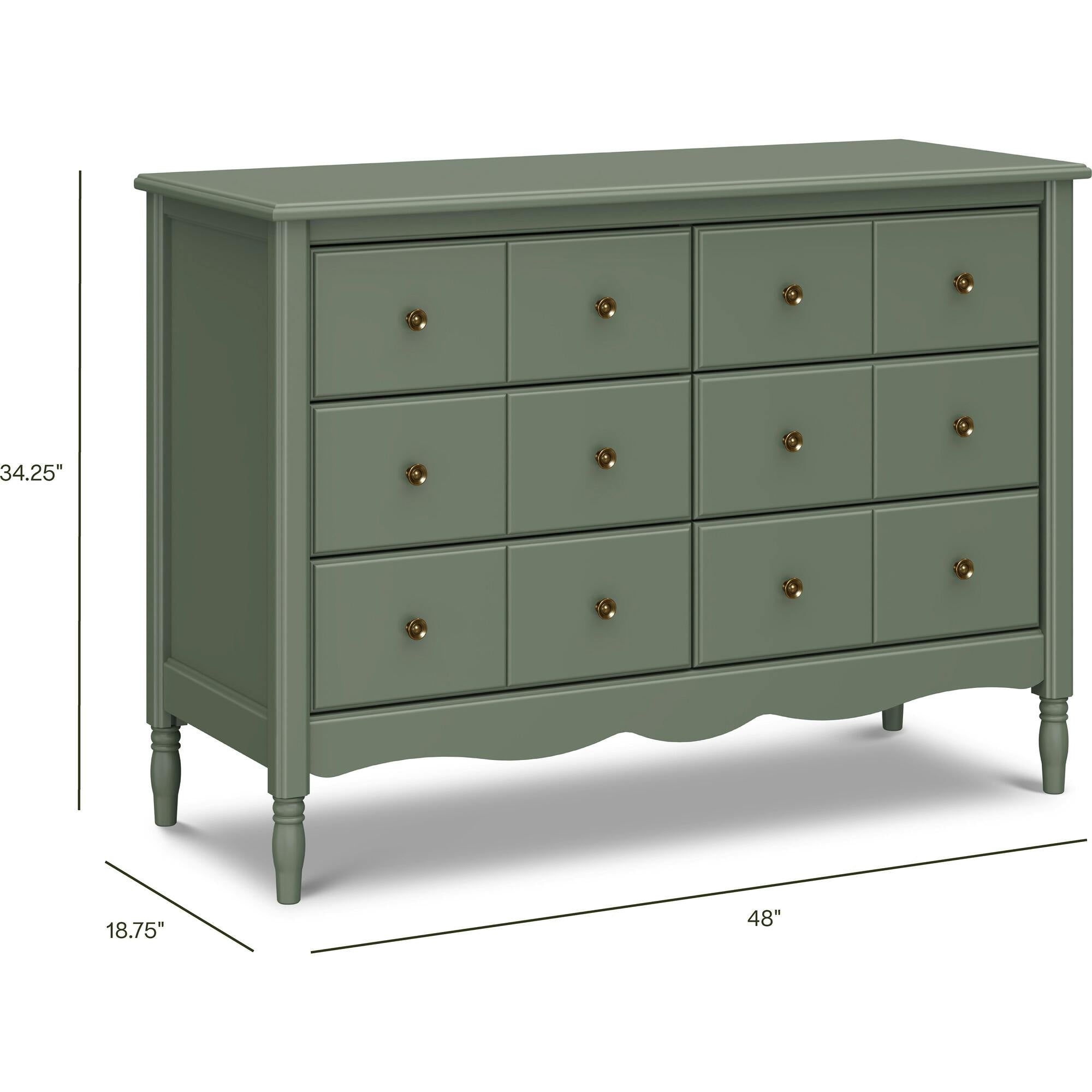 Liberty 6-Drawer Assembled Dresser