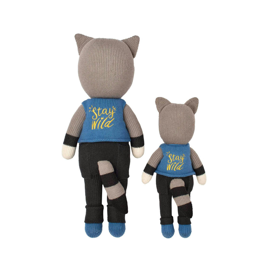 Riley The Racoon Stuffed Animal | Lovey for Babies