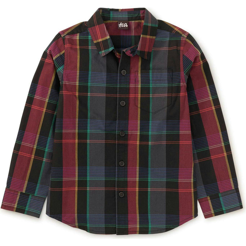 Plaid Button Up Shirt, Multi