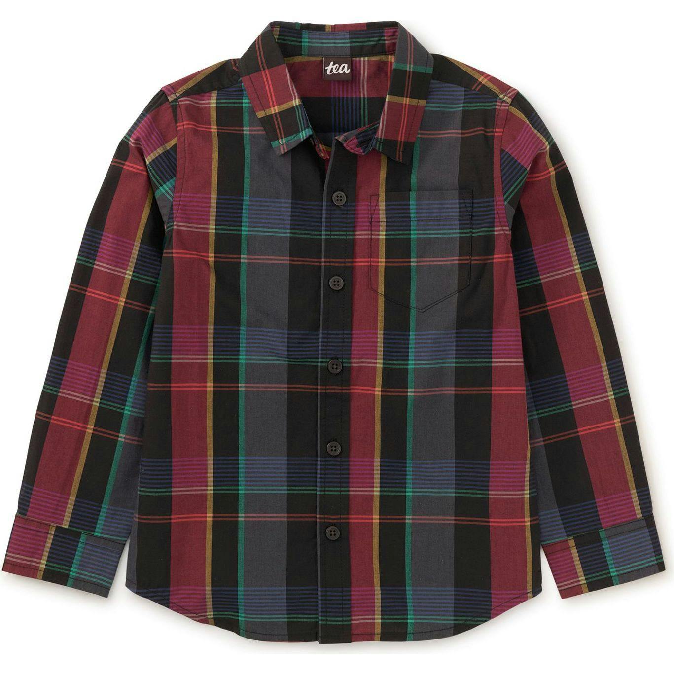 Plaid Button Up Shirt, Multi