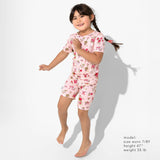 Bows & Blooms Bamboo Kids Pajama Short Set