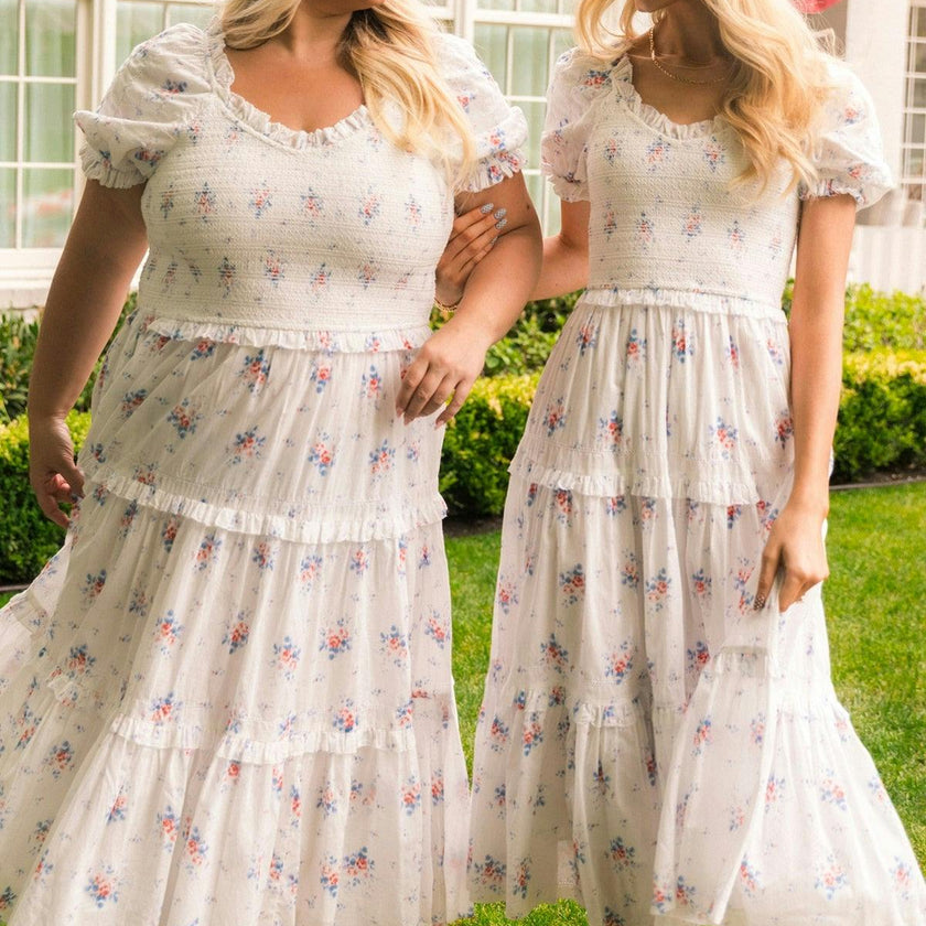 Emily Dress in Heritage Soft Ditsy Floral