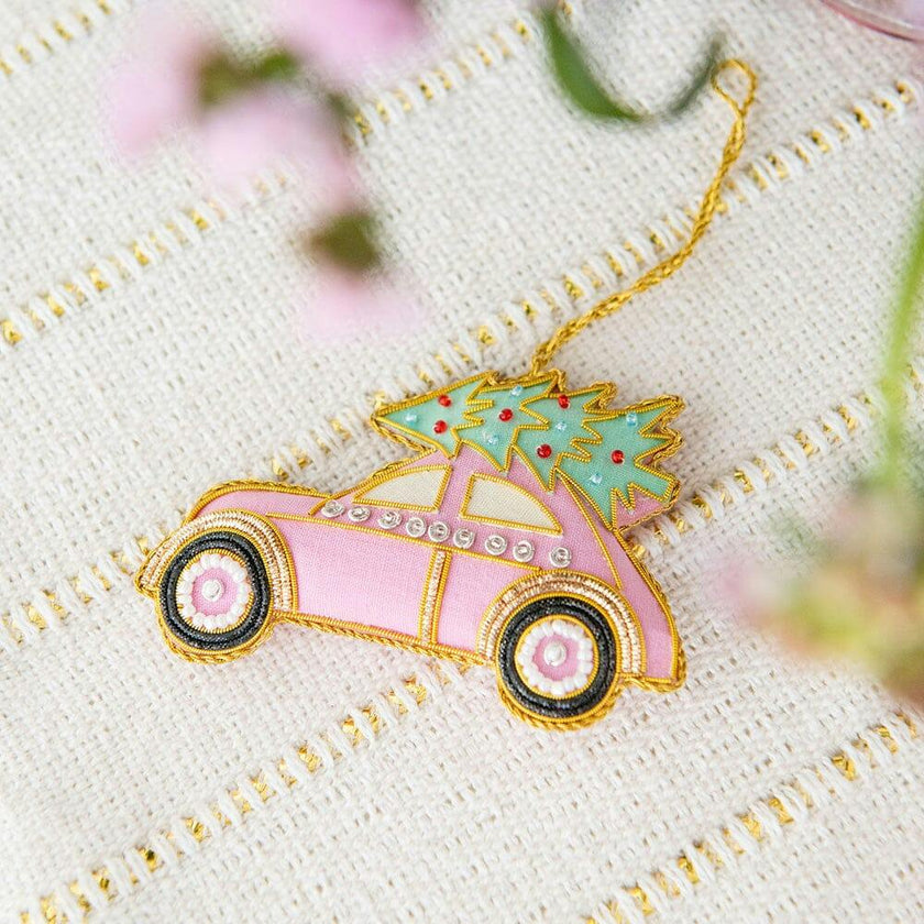 Punch Buggy Christmas Ornament