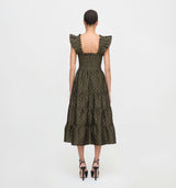 The Ellie Nap Dress - Metallic Brocade