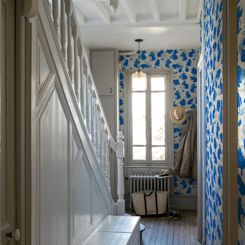 Papier peint HARU coloris Cobalt