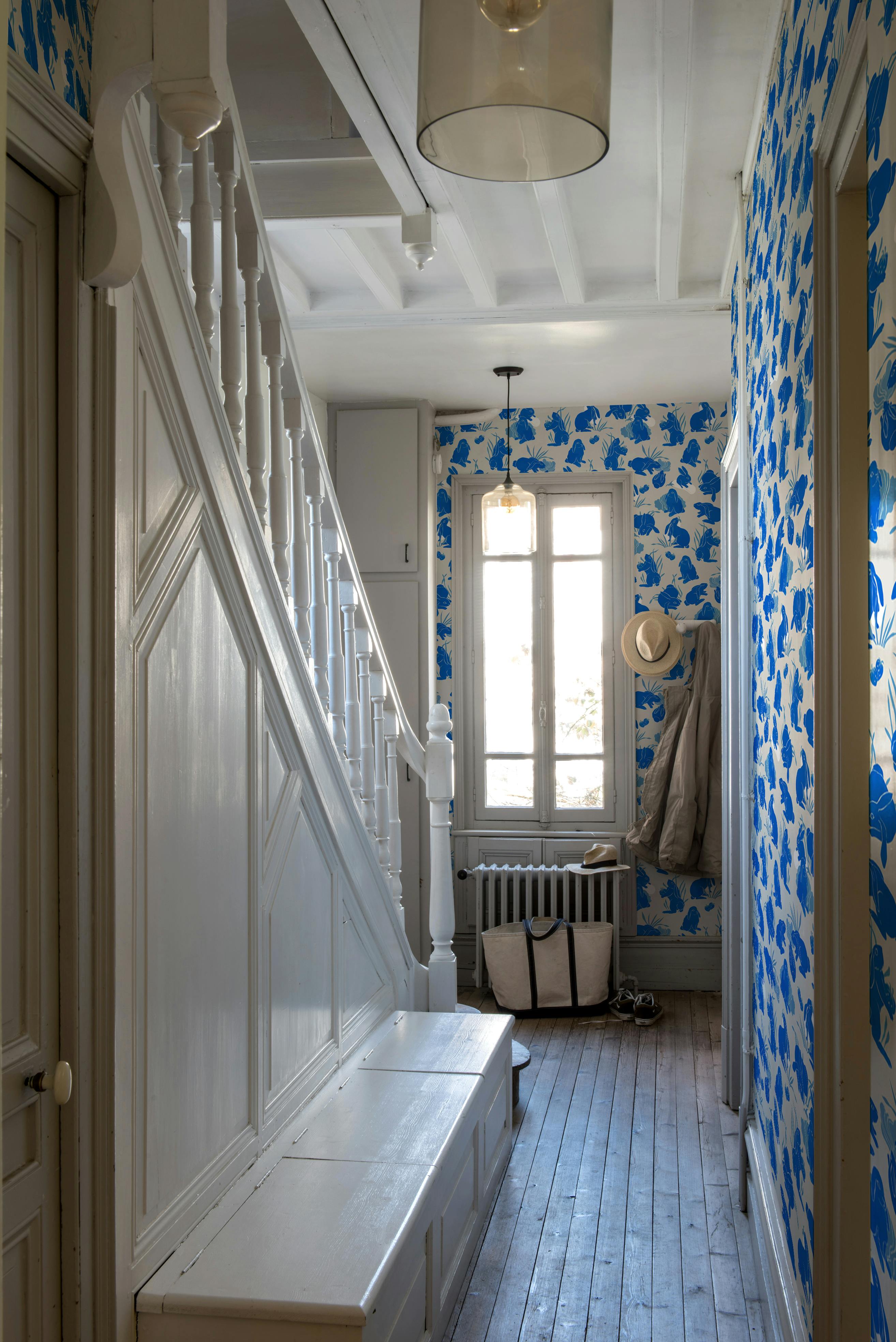 Papier peint HARU coloris Cobalt