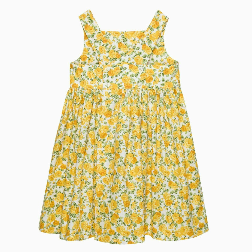 Adelina Summer Dress in Yellow Petite Rose