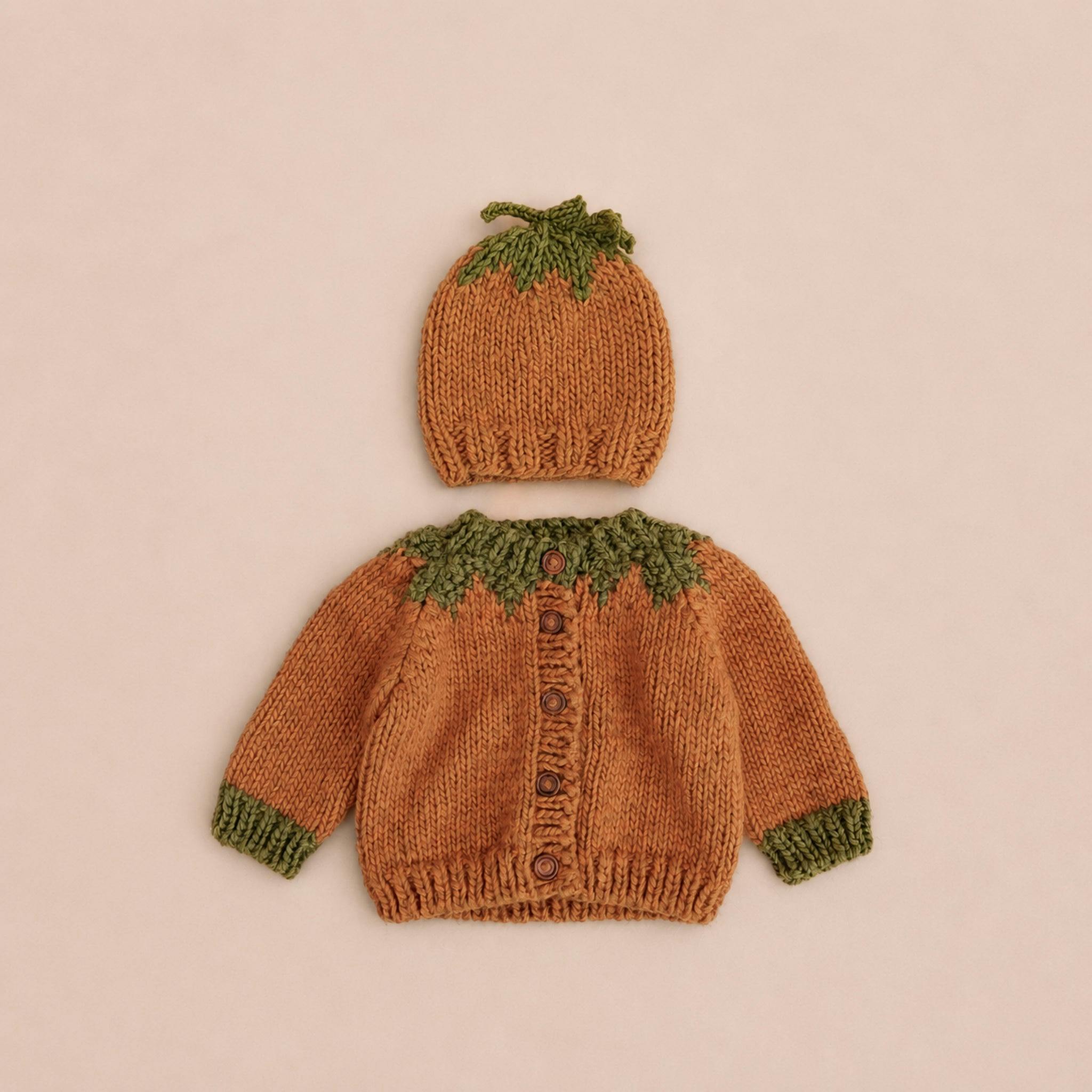 Pumpkin Cardigan - Clay