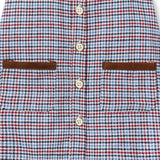 Houndstooth Twill Jumper, multicolor