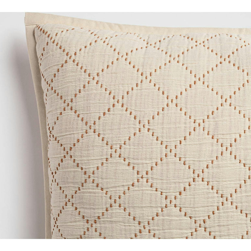 Diamond Stitch Euro Sham Set