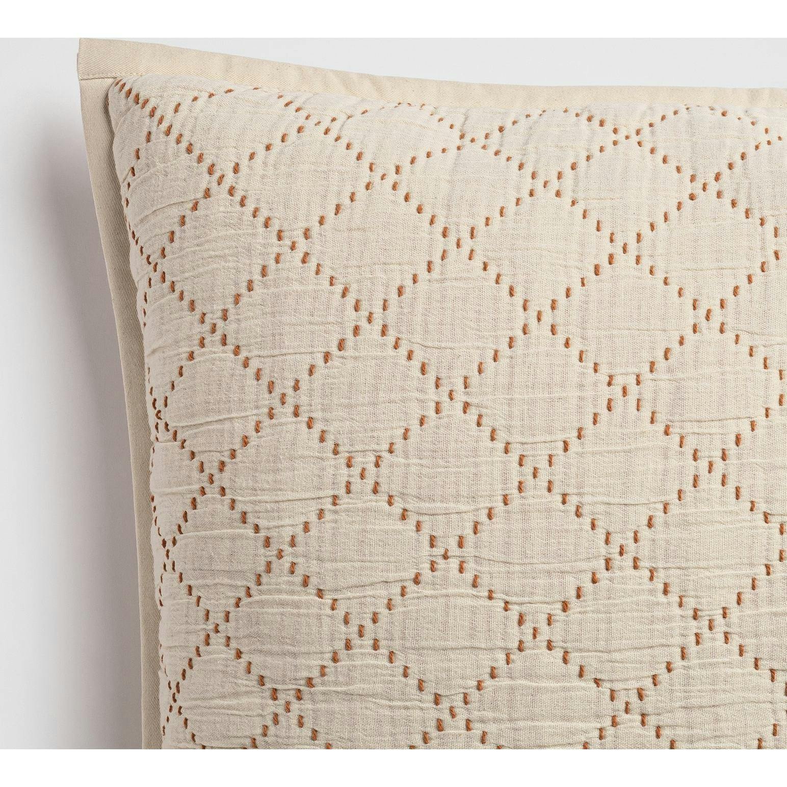 Diamond Stitch Euro Sham Set