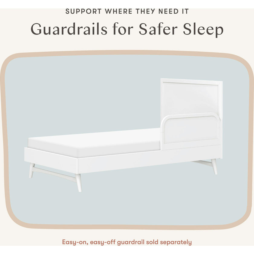 Palma Twin Bed in White
