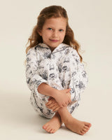 Kid's Twill Pajama Set in Hallow's Eve Toile