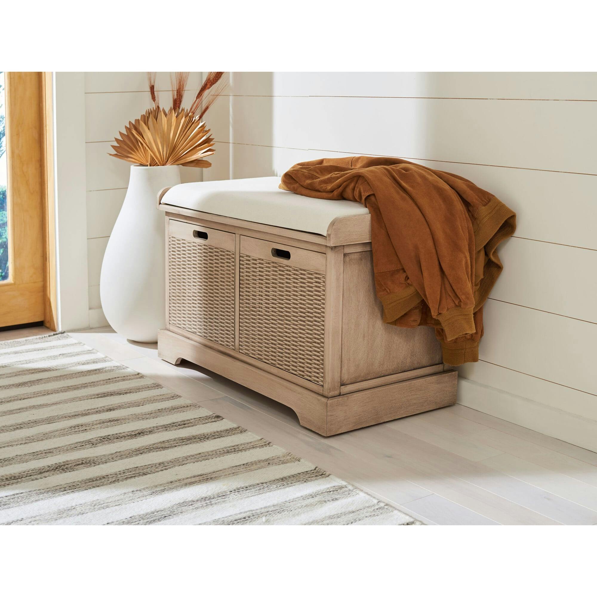 Landers 2-Drawer/Cushion Storage Bench
