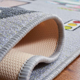 Kids Playhouse Pippy Rug, Grey