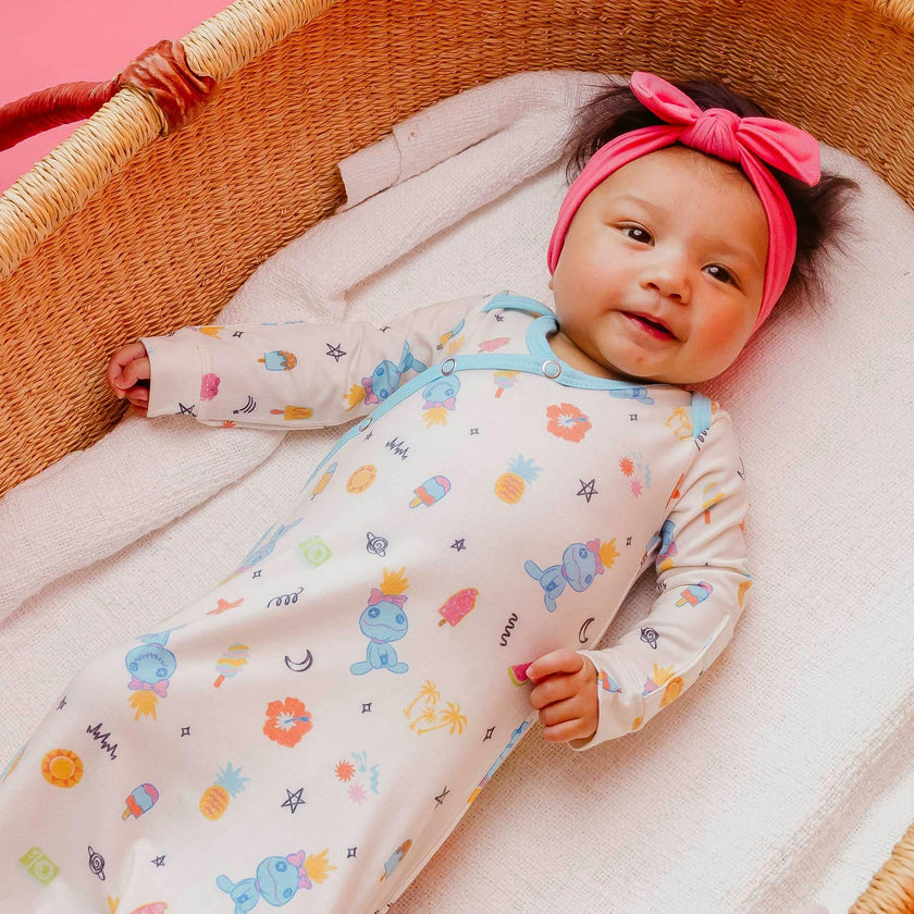 Newborn Knotted Gown - Disney Scrump Dreamsicles