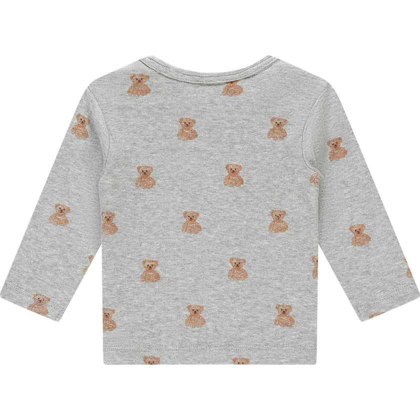 Teddy Print Long Sleeve