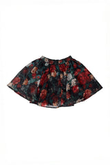 Mini Vanessa Skirt in Midnight Roses