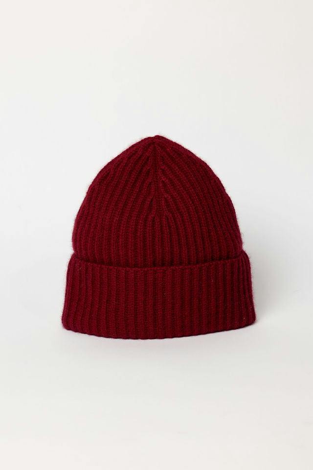 Cashmere Rib Beanie