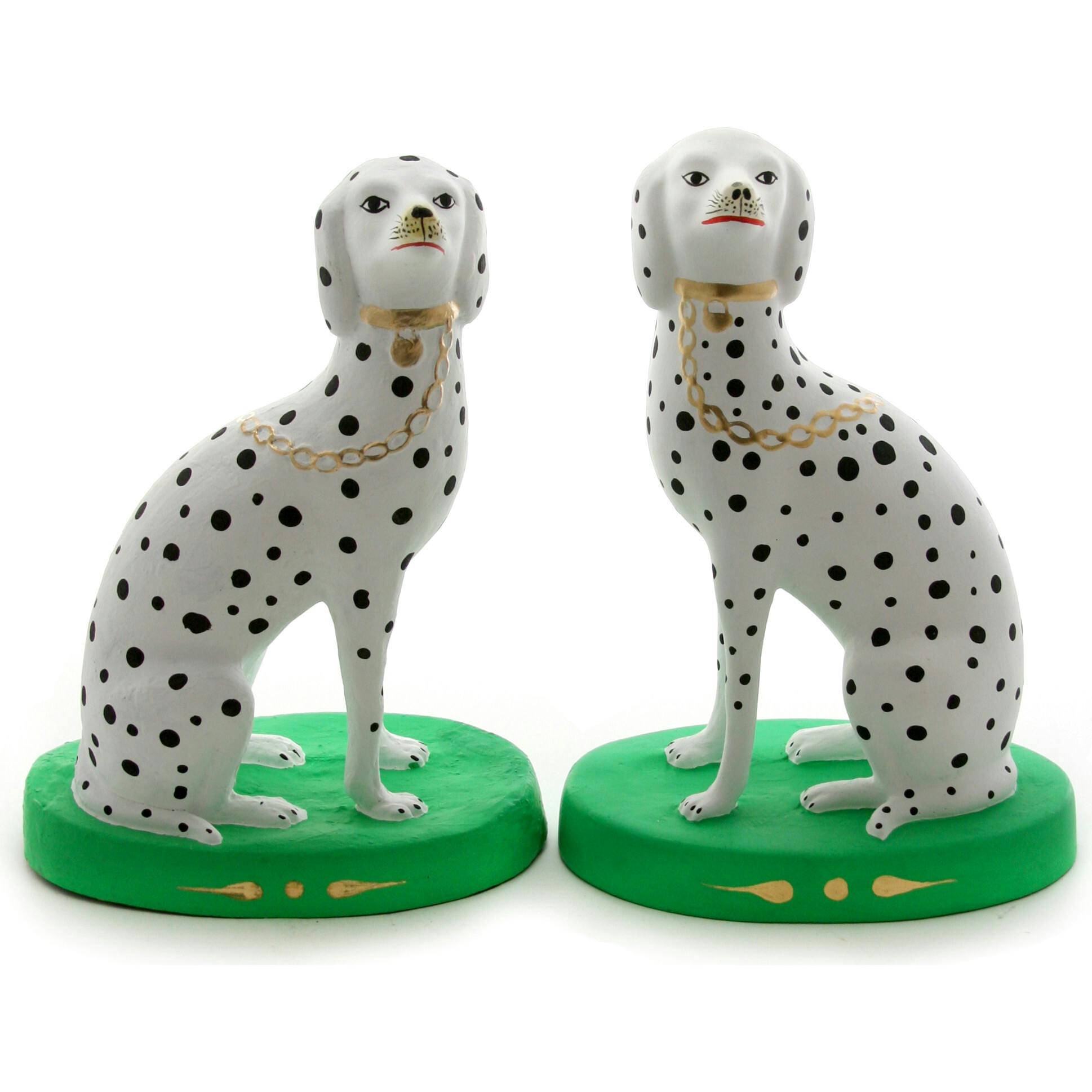 Set of 2 Spotted Dalmatian Accents