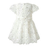 3D Scalloped Sequin Dress