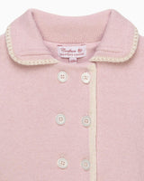 Baby Alexandra Knitted Coat in Pink