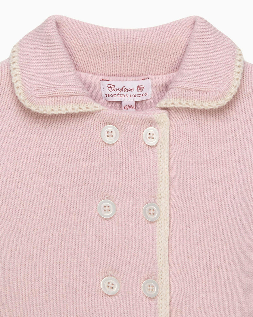 Baby Alexandra Knitted Coat in Pink