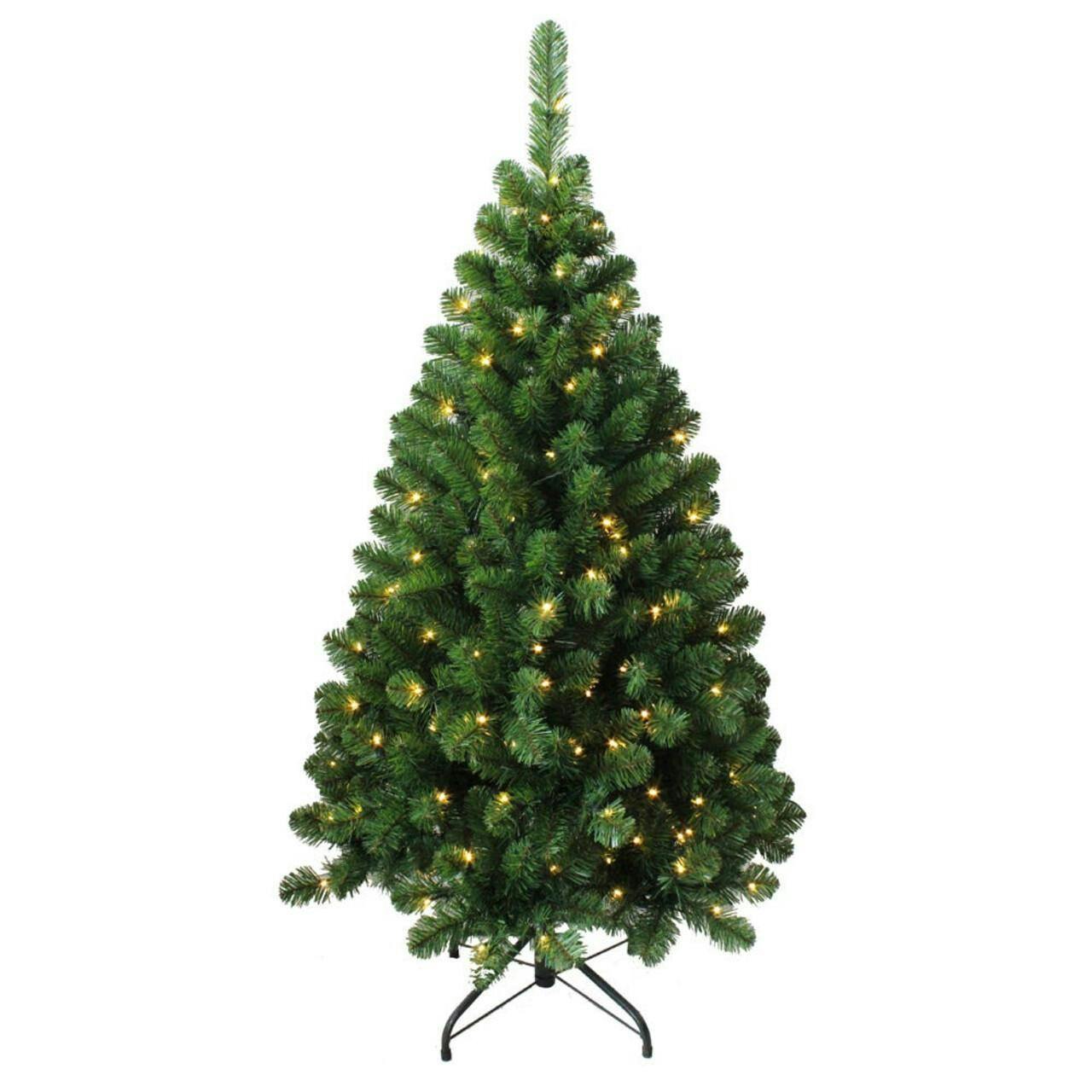 Kurt Adler 4.5-Foot Prelit LED Green Pine Christmas Tree