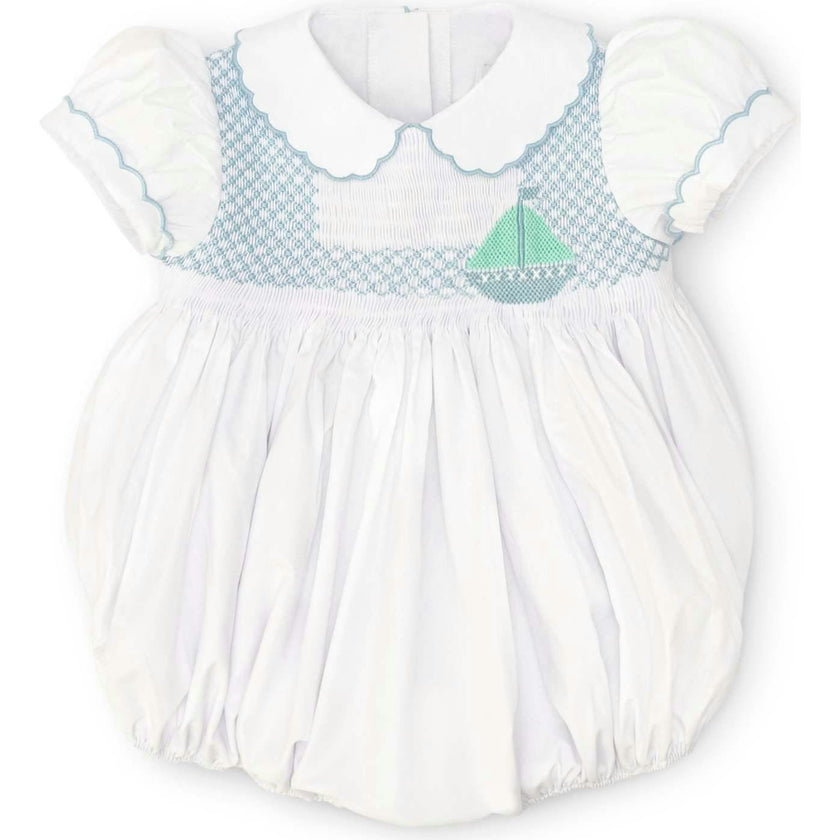 Eloise Bubble in Smocked Sailboats