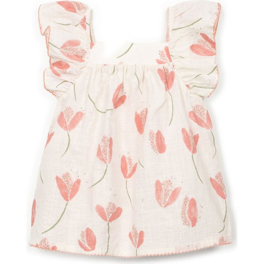 Tulip Print Woven Dress
