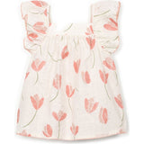 Tulip Print Woven Dress
