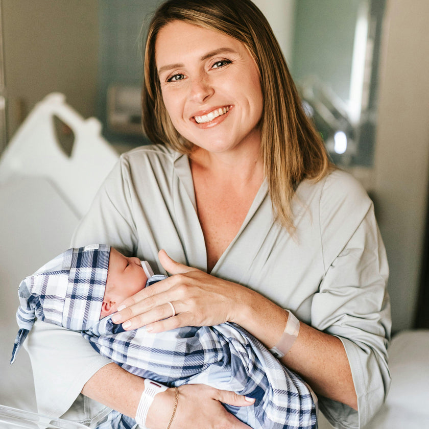 Mommy Robe - Solid Gray