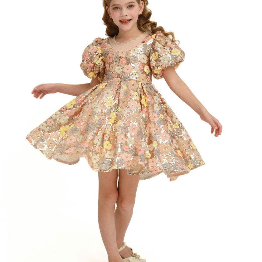 Champagne Blossom Lamore Dress