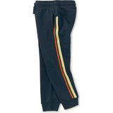 Stripe-Out Elastic Waist Drawstring Pocket Joggers