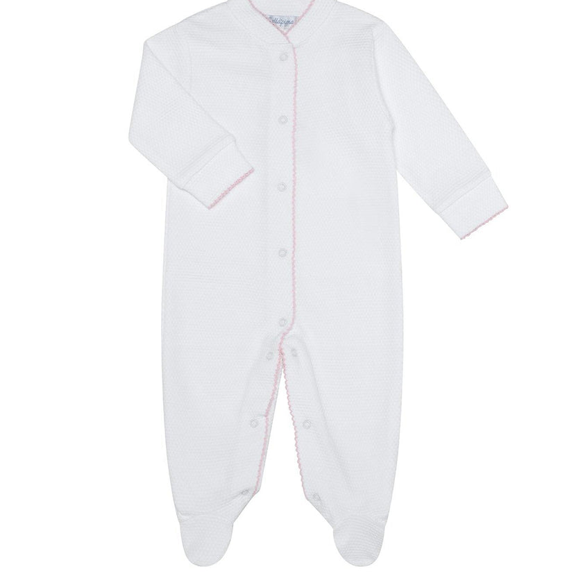 White Bubble Baby Footie
