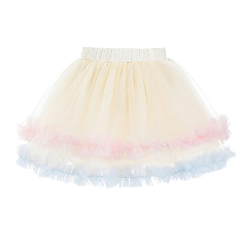Pink Pastel Elunara Ruffle Set with Hair Clip