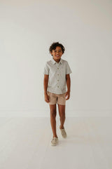 Boy's Twill Beach Shorts Desert Sage