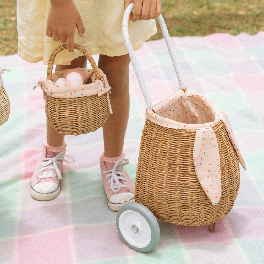Rattan Luggy with Lining – Gumdrop