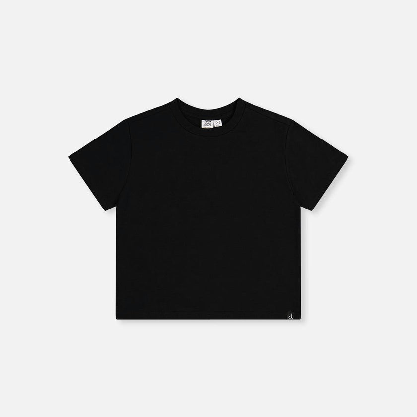 Heavy Jersey Wide Short Sleeve T-Shirt Black