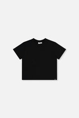 Heavy Jersey Wide Short Sleeve T-Shirt Black