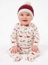 Holiday  Pima Cotton Baby One-Piece Pajamas