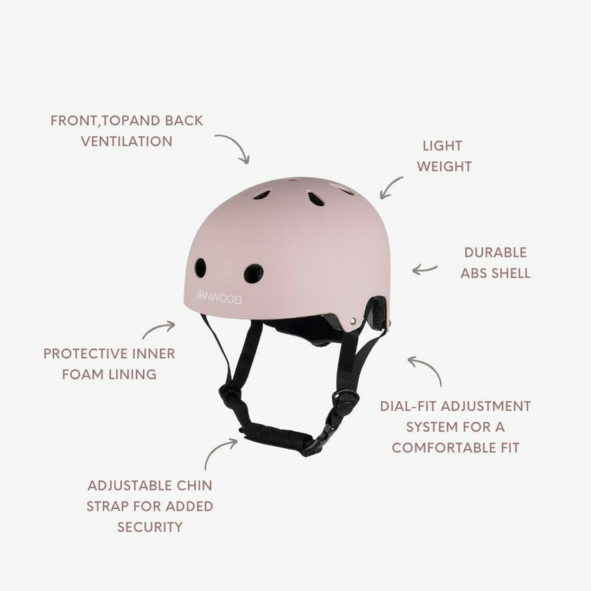 BANWOOD HELMET - DUSTY PINK (50-54 cm)