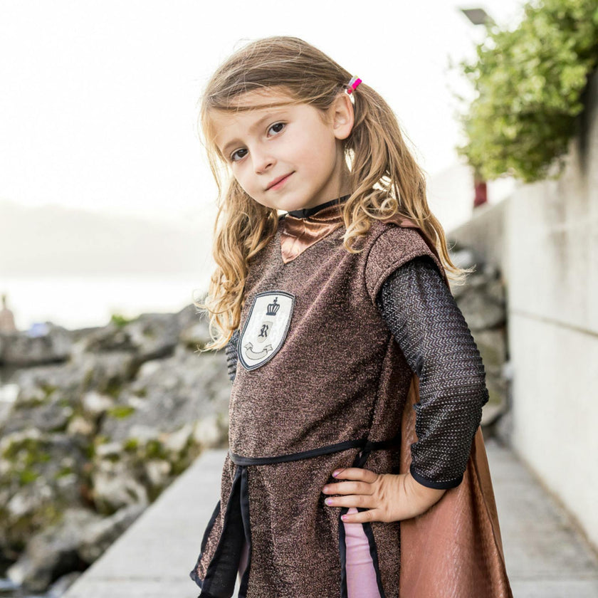 Brilliant Copper Knight Tunic with Cape