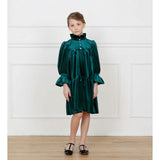 Evelyn dress (teal blue)