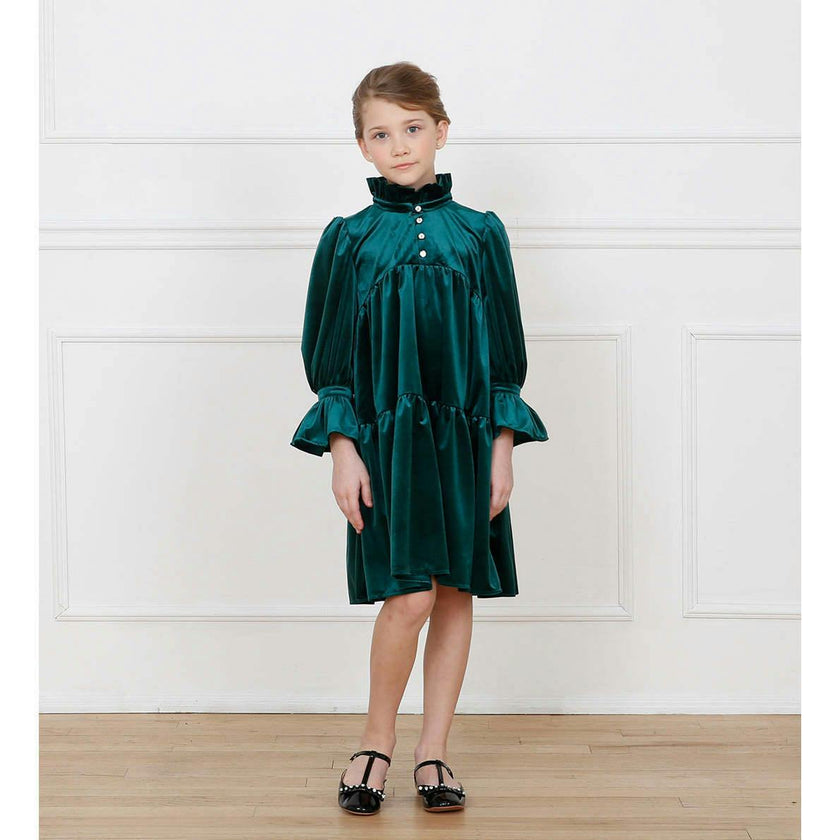 Evelyn dress (teal blue)