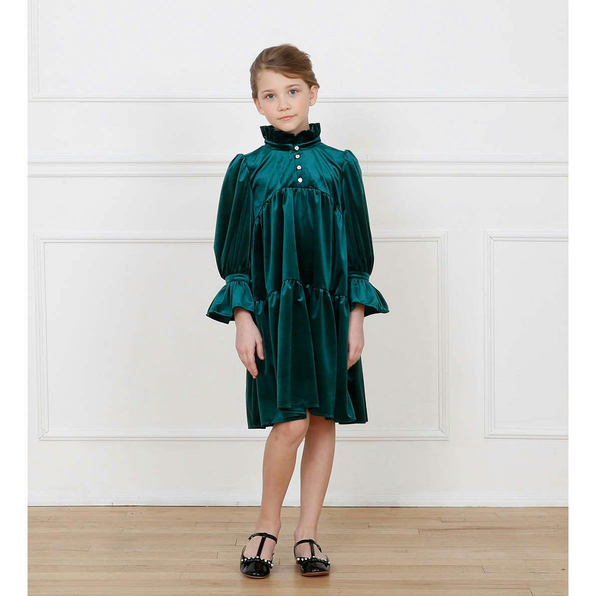 Evelyn dress (teal blue)